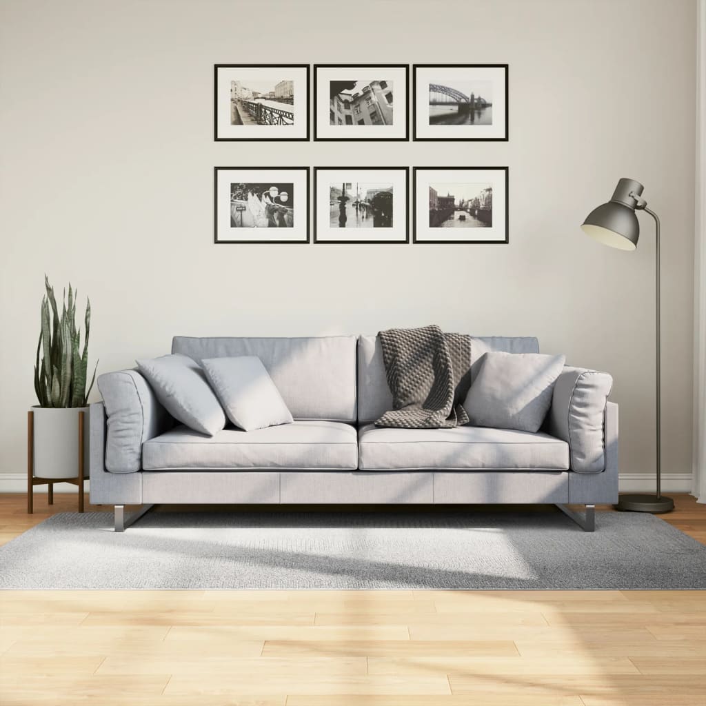 vidaXL Matto IZA lyhytnukkainen 100x200 cm harmaa