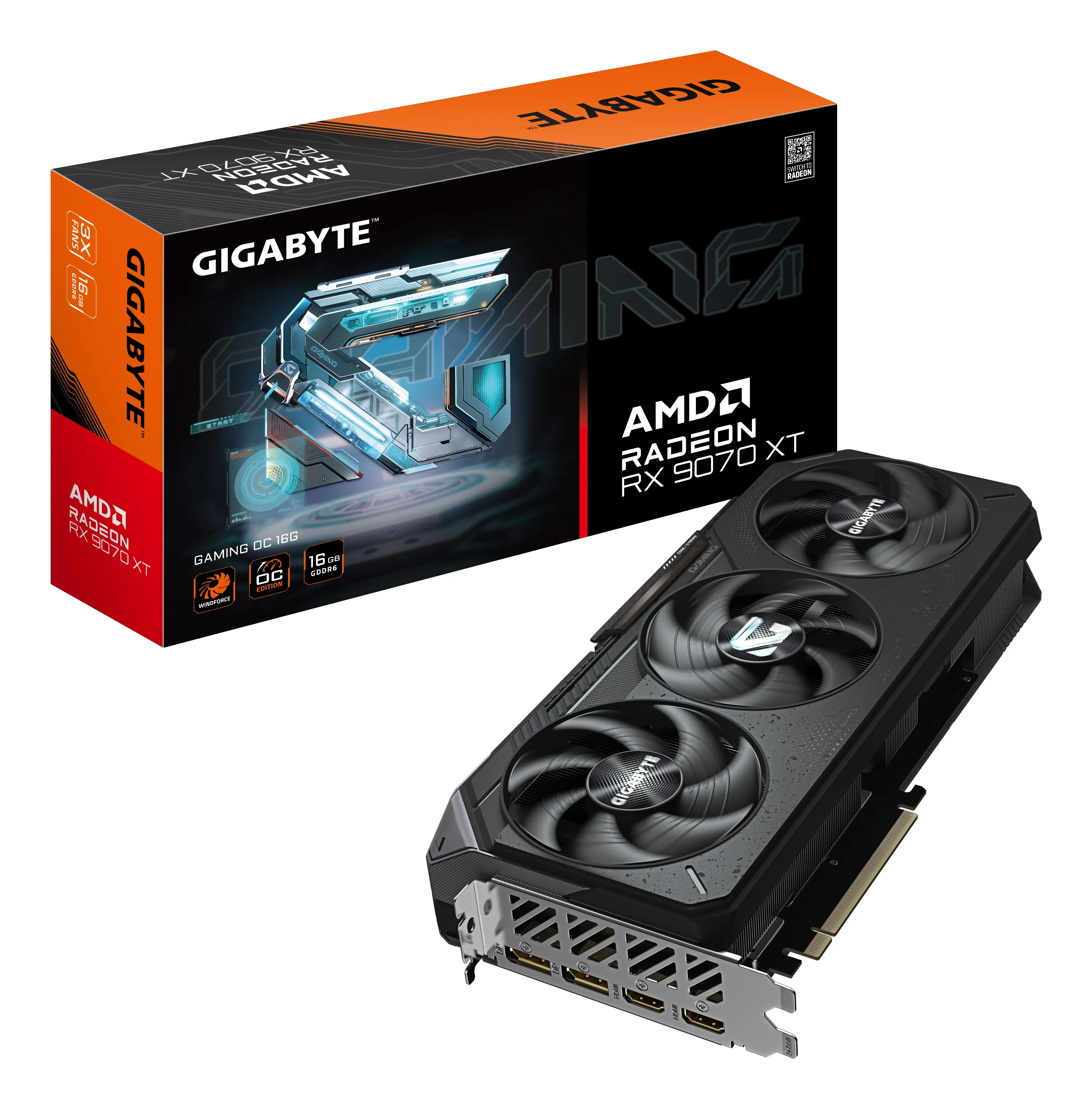 Gigabyte Radeon RX 9070 XT GAMING OC 16 Gt